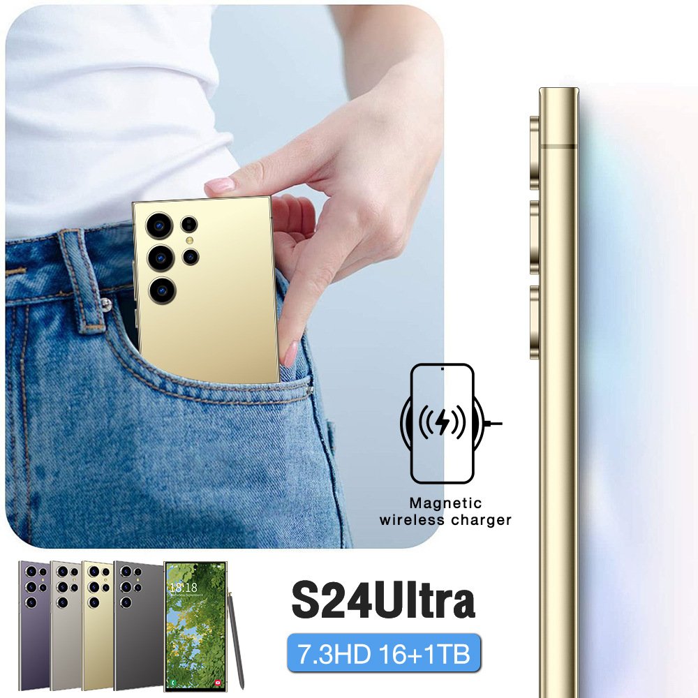A FLASH SALE HIGH EQUIPMENT Big Screen 16+1TB 5G S24 Ultra New Fashion Factory Cheap Price The Latest Smart Android Smart Phones